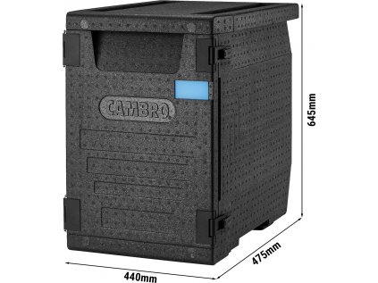 CAMBRO | CAM GOBOX® Predný nakladač GN 1/1 - čierny