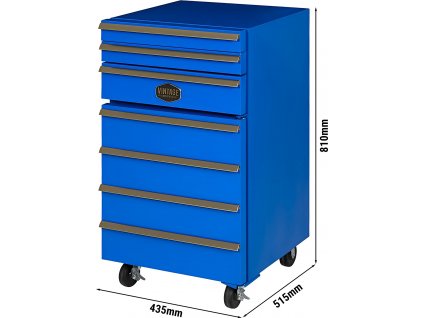 GASTRO COOL | Chladnička "Dielenský vozík" - 50 litrov - Modrá