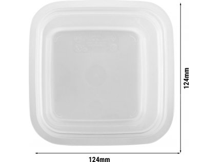 CAMBRO | CAMSQUARES® víko pro FreshPro - pro 0,47 litru a 0,9 litru - průhledné