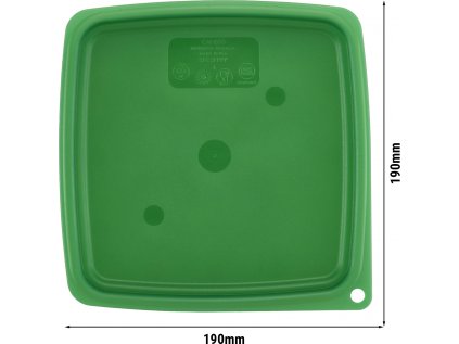 CAMBRO | CAMSQUARES® víko pro FreshPro - pro 1,9 litru a 3,8 litru - zelené