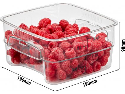 CAMBRO | Nádoba CAMWEAR® FreshPro - 1,9 litra - priehľadná