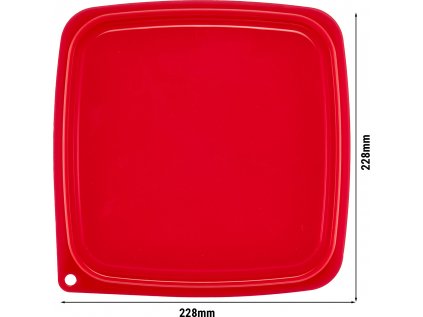 CAMBRO | CAMSQUARES® veko pre FreshPro - pre 5,7 litrov a 7,6 litrov - červené