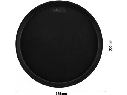 CAMBRO | Vanička CAMTREAD® - ø 355mm - protiskluzová - černá