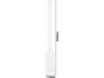 Míchací špachtle plochá - 120 cm - bílá