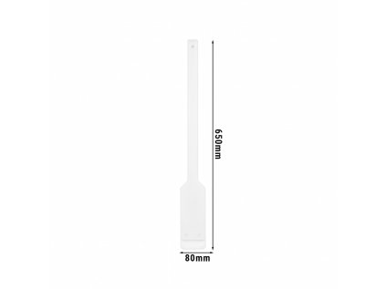 Míchací stěrka/špachtle plochá - 65 cm - bílá