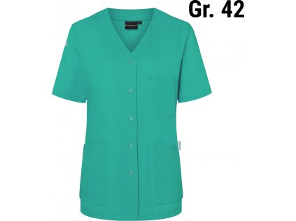 KARLOWSKY| Dámská tunika s krátkým rukávem Essential - smaragdově zelená - velikost: 42