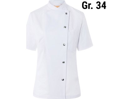 KARLOWSKY | Dámska kuchárska bunda Greta - biela - veľkosť: 34