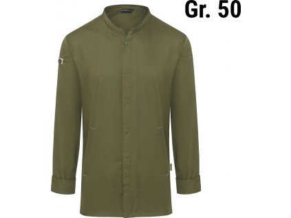 KARLOWSKY| Kuchařská bunda Green Generation - mechově zelená - velikost: 50