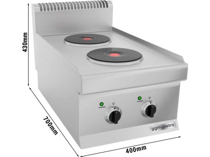 Elektrický sporák - 2x plotýnka kulatá (4,6 kW)
