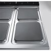 Elektrický sporák 4x plotýnka čtvercová (14 kW) + elektrická statická trouba (7,5 kW)