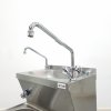 Nerezová kombinace umyvadlo / výlevka vč.baterií