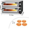 Pizza pec 4 + 4 x 30 cm - 230 voltov