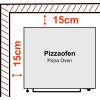 Pizza pec 6x35 cm (hlboká) - s dotykovou obrazovkou