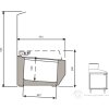 Chladicí vitrína 2,0 x 0,35 m - pro 9 x GN 1/4 nádobu