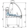 Pult na ryby - 1640mm - s LED osvětlením