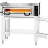 Elektrická pizza pec Power - 4× Ø 34 cm - až 450 °C - Digitální - vč. digestoře