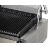 Kontaktní gril - 4,4 kW - nahoře & dole drážkovaný - grilovací plocha: 475x230mm