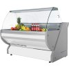 Chladicí vitrína - 2500mm - s osvětlením - bílý čelní panel