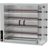 Plynový gril na kuřata PREMIUM se 4 rožni pro 20 kuřat - Š1150xH550xV980mm