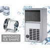Commercial Ice Machine - Bullet - 20kg/24h - with Storage Bin
