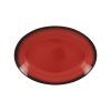 Lea talíř oválný červený 26 x 19 cm