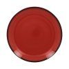 Lea talíř mělký červený, pr. 29 cm