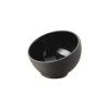 Solid miska zkosená černá, pr. 5,3 cm