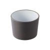 Solid pohárek černý, pr. 8 cm