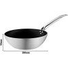 Pánev Wok - Hliník - Ø 280 mm - Výška: 93 mm
