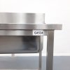 Nerezový sůl s dřezem - vstupní stůl k myčce 120x70x91 cm