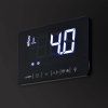 Premium detail display black evko fridge