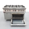 Plynový sporák 6x hořák elektrická trouba 120x70x90 cm