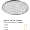 Hliníkový pizza plech - perforovaný - Ø 25 cm