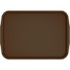 Podnos do jídelny 360x460 mm - hnědý