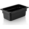 Polykarbonátová GN nádoba 1/4 - černá - hloubka 100 mm