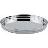 Servírovací tác - Nerezová ocel - Ø 32 cm - s okrajem
