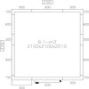 Mraziaci box- 2,1 x 2,1 m - Výška: 2,01 m - 6,1 m³