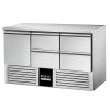 Chladící stůl PREMIUM - 1,37 x 0,7 m - s 1 dvířky a 4 zásuvkami 1/2