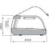 Sushi vitrína PREMIUM PLUS - 1268x410 mm - 4× GN 1/3