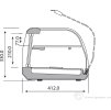 Chladiaca pultová vitrína na Tapas - 1268 x 412 x 330 mm, 4 x 1/3 GN