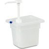Dávkovač majonézy - polypropylen - 2 l - 210x220x210 mm - bílá