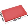 HACCP Chopping Board – Red Polyethylene – 325x500mm, No Waste Tray