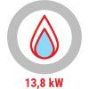Plynový lávový gril - 13,8 kW