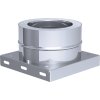 Základová doska pre komínové potrubie - Ø 250 mm - s kondenzačným odtokom ukončeným vonkajším závitom o veľkosti 1/2"