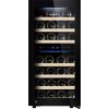 Chladnička na víno - 2 klimatické zóny - 89 litrov - max. 33 fliaš