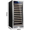 Lednice na víno - 1 chladicí zóna - 322L - max. 127 lahví