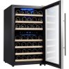 Lednice na víno - 2 chladicí zóny - 108L - max. 45 lahví