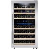 Chladnička na víno - 2 klimatické zóny - 108 litrov - max. 45 fliaš