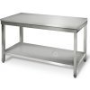 Pracovní stůl ECO z nerezové oceli - 1,5 m - se spodní policí