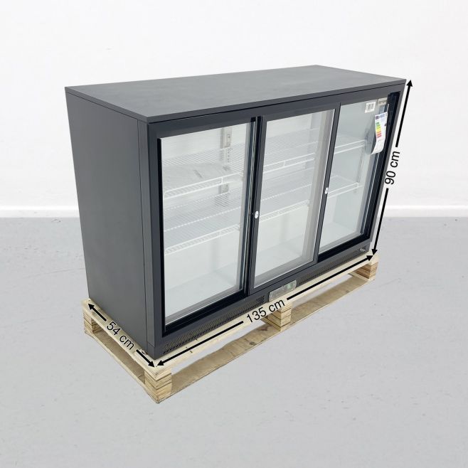 🍸 Ideální do baru! Barový chladicí stůl ✔️ Skleněné posuvné dveře ✔️ Digitální termostat ✔️ Ihned k dispozici...